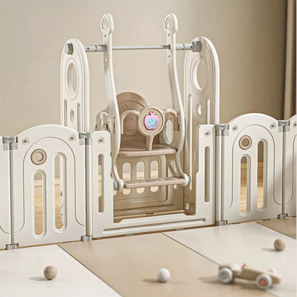 Zusammenklappbares Baby-Laufgitter, passendes Spielzeug| Stern Mond