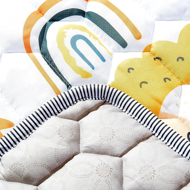 Hochwertige, rutschfeste Krabbelmatte für Babys aus Baumwolle